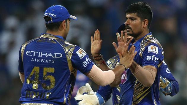 Karn Sharma took the wickets of both Ajinkya Rahane and Rahul Tripathi. (BCCI)