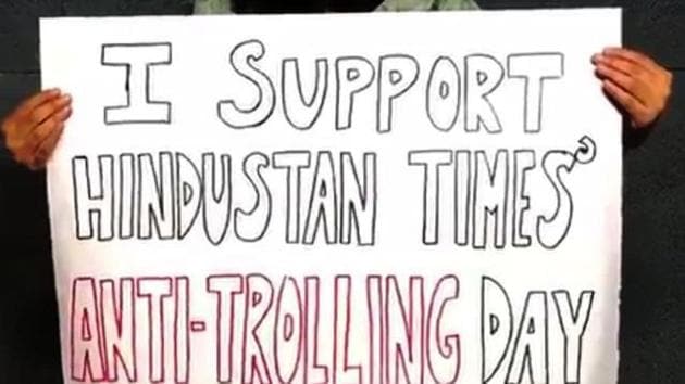 HT’s anti-trolling campaign evoked a strong response from readers. HT’s anti-trolling campaign evoked a strong response from readers.