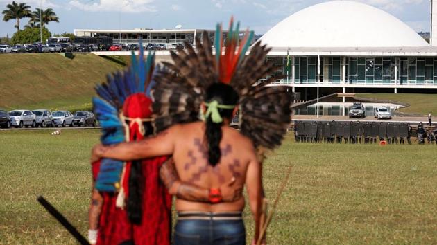 Brazil, Latin America’s largest nation, is home to numerous tribes, many of which live in the Amazon region. (Gregg Newton/REUTERS)