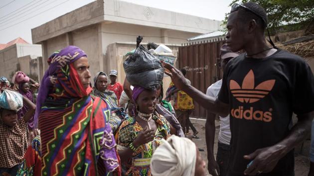 The road to the Borno state capital, Maiduguri, nearly 200 kilometres (125 miles) away was reopened in December last year after years of fierce battles with the jihadists. (Florian Plaucheur / AFP)
