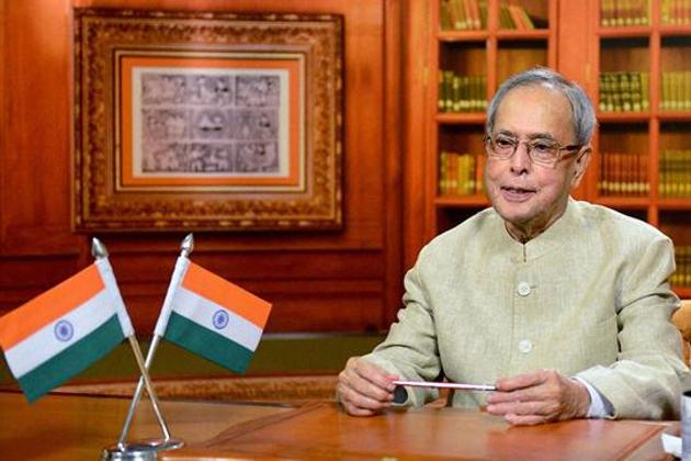 Pranab Mukherjee took oath as the 13th President of India in July , 2012. (PTI FILE PHOTO) Pranab Mukherjee took oath as the 13th President of India in July , 2012. (PTI FILE PHOTO)