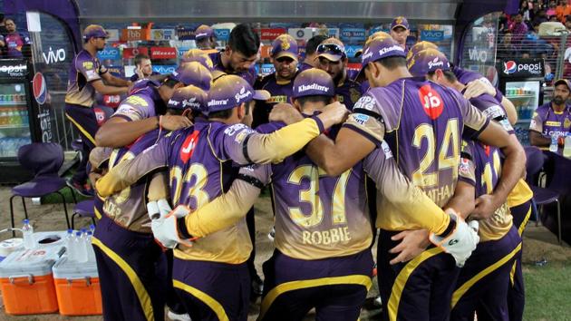 Kolkata Knight Riders are wearing black armbands in their IPL 2017 match against Rising Pune Supergiant in order to condole the deaths of 25 CRPF men.(BCCI)