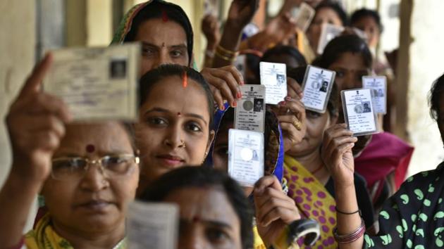 The results of 2017 MCD election will be announced on Wednesday. The counting of votes will be held across 34 centres. Polling was held on Sunday.(Raj K Raj/HT Photo)