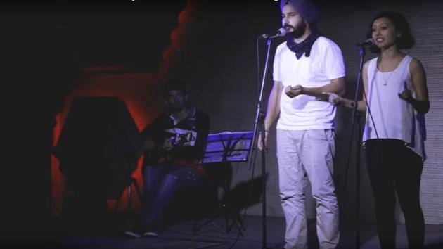 Ramneek Singh and Ankita Shah perform Go Back To Your Own Country Ramneek Singh and Ankita Shah perform Go Back To Your Own Country