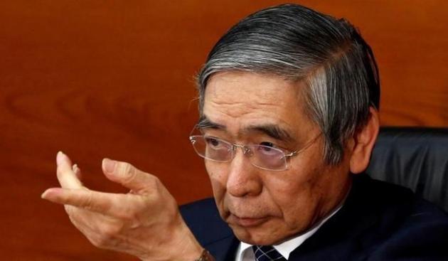 Bank of Japan (BOJ) Governor Haruhiko Kuroda gestures during a news conference. (Reuters photo) Bank of Japan (BOJ) Governor Haruhiko Kuroda gestures during a news conference. (Reuters photo)