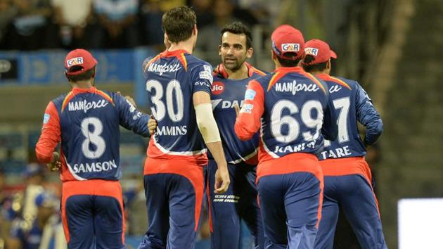 Delhi Daredevils captain Zaheer Khan (C) has defended his side’s performances in IPL 2017.(AFP)