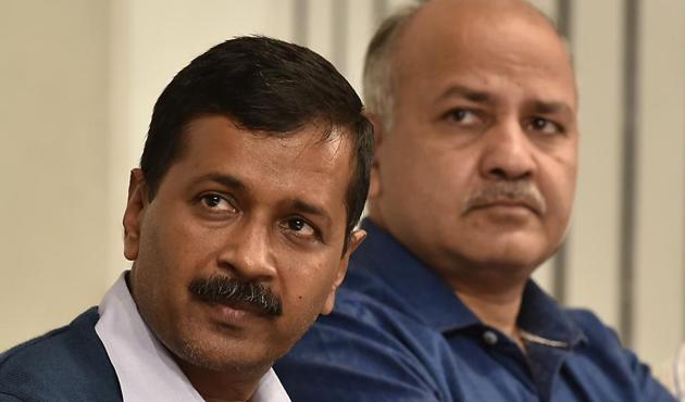 Delhi chief minister Arvind Kejriwal held a meeting with all MLAs at his residence in Civil Line, north Delhi on Thursday.(Raj K Raj/HT PHOTO)
