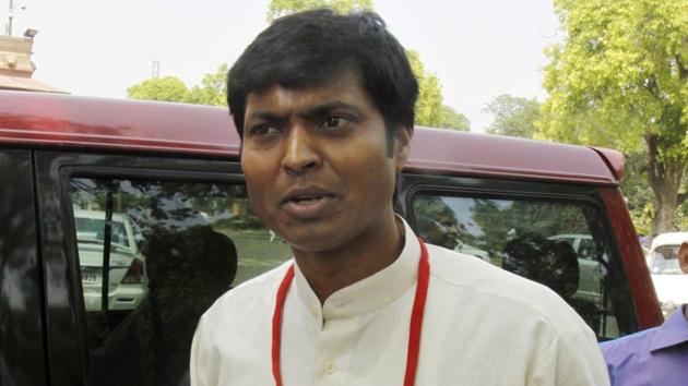 Former India hockey captain Dilip Tirkey is a Rajya Sabha MP, and wants to help in the upliftment of hockey in his home region.(HT Photo)