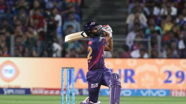 Rahul Tripathi and Ajinkya Rahane stitched a fifty-plus opening stand. (BCCI)