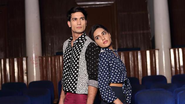 Dimple Kapadia’s knotted polka dotted top made her an instant style icon for the youth. Rishi Kapoor’s bright polka and fun stripes shirts also became a craze among college boys.  (Photo & styling: shara ashraf/ht;  models: aakash bandhu & manishi ) 