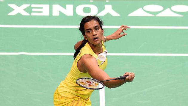 PV Sindhu lost to He Bingjiao of China 21-15, 14-21, 22-24 in the quarterfinals of the Badminton Asia Championships in Wuhan, China, on Friday.(Getty Images)