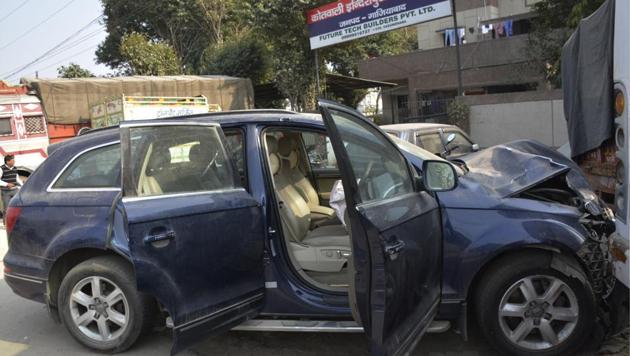 On the night of the incident, Audi owner Dr Rawat fled the spot but turned up a week later before the police. He told them that he was present in the car but the vehicle was driven by his driver Ishaq Ahmad, who turned out to be Imtiyaz Qadri. (HT File) On the night of the incident, Audi owner Dr Rawat fled the spot but turned up a week later before the police. He told them that he was present in the car but the vehicle was driven by his driver Ishaq Ahmad, who turned out to be Imtiyaz Qadri. (HT File)