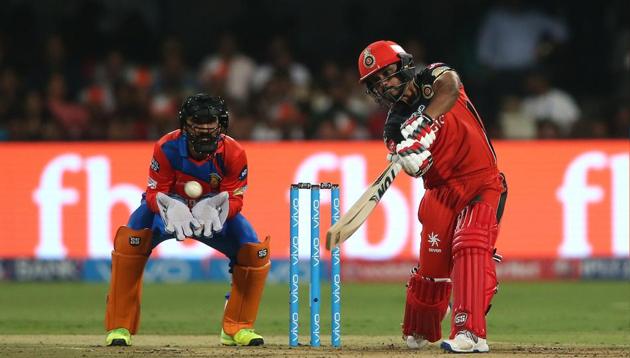 Kedar Jadhav tried to steady the ship with his aggressive strokeplay but fell to Ravindra Jadeja in the ninth over. (BCCI )