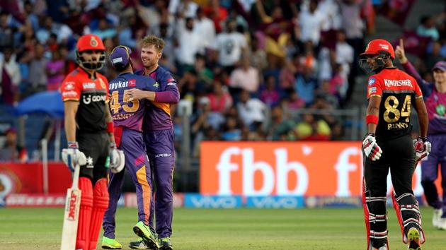 Lockie Ferguson picked up 2/7 to restrict RCB’s scoring. (BCCI)