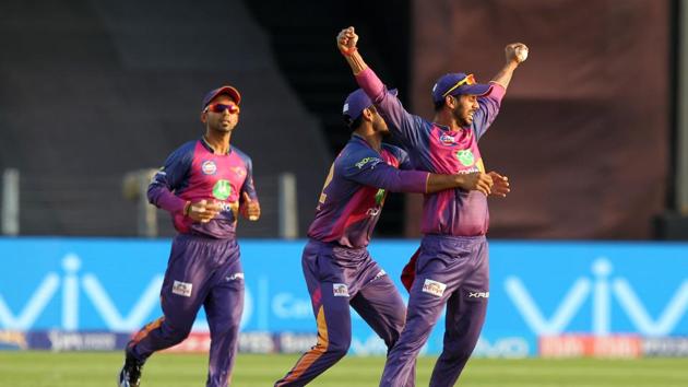 RPS struck at regular intervals as Royal Challengers Bangalore faltered in their chase. (BCCI)