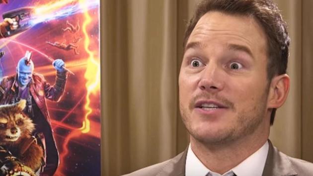 Chris Pratt features as Star-Lord in Guardians of the Galaxy.