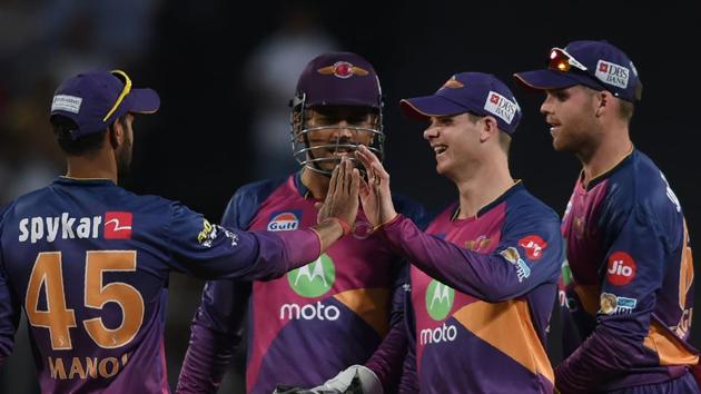 Rising Pune Supergiant thrashed Royal Challengers Bangalore by 61 runs as they remained in fourth spot while RCB’s chances of qualifying for the play-offs are virtually over.(AFP) Rising Pune Supergiant thrashed Royal Challengers Bangalore by 61 runs as they remained in fourth spot while RCB’s chances of qualifying for the play-offs are virtually over.(AFP)