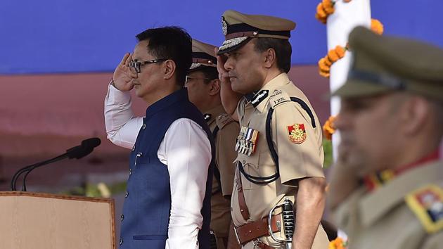 During long and hard training they acquired skills in Law, Police Science, Criminology, Computer Application, Cyber Crime and Human Rights with emphasis on professionalism, discipline and good behaviour. (Raj K Raj/HT PHOTO)