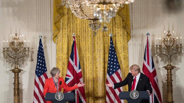 Trump said the most fundamental change his government has brought about was in the relationship between the people and their government. (AFP)