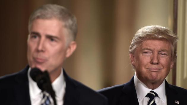 Listing out some of the accomplishments of his administration, Mr. Trump said the work of his government has been to fight for the American worker, defend the rule of law, and return the power to the American people. (AFP)
