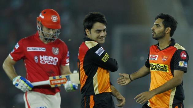 But Bhuvneshwar Kumar once again struck as he removed the ‘dangerous’ Marsh for 84.  (BCCI ) 