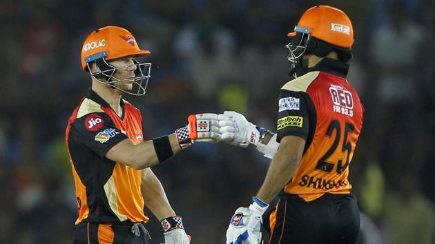 Dhawan also brought up his 27th half-century with a single off Maxwell. The duo put on a 107-run stand inside the first 10 overs.  (BCCI ) 