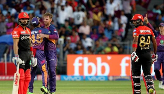 Lockie Ferguson picked up 2/7 as Rising Pune Supergiant beat Royal Challengers Bangalore by 61 runs in an IPL 2017 game on Saturday.(BCCI)