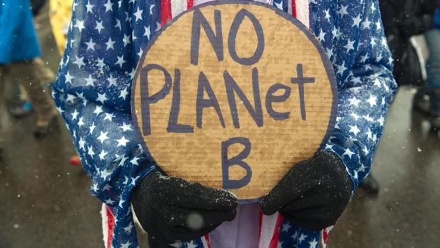 The march was joined by many socially-inclined Hollywood voices, who expressed their views on social media. (Jason Connolly/AFP)