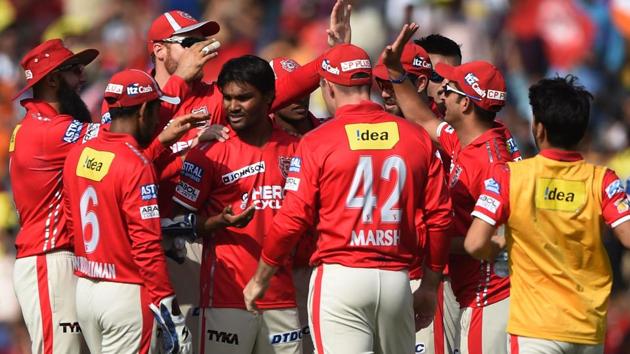 Kings XI Punjab’s Sandeep Sharma took 4/20 as his team defeated Delhi Daredevils by 10 wickets in an Indian Premier League (IPL) 2017 match. (AFP)