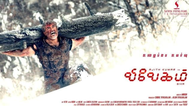 Ajith in a new poster of Vivegam.