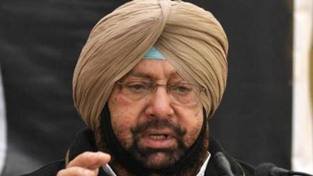CM Capt Amarinder Singh(HT File Photo)