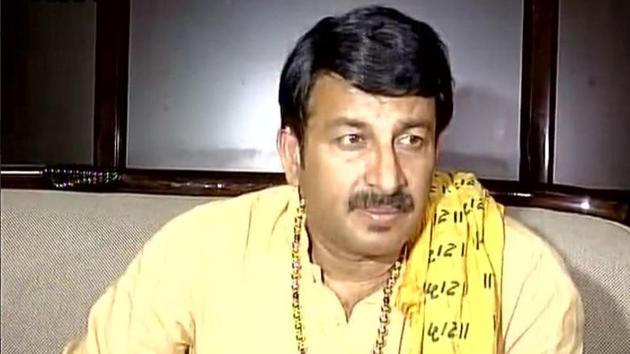 Manoj Tiwari is the BJP’s Delhi unit president.(ANI)