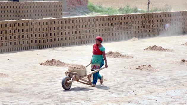 May 1 is celebrated as International Labour Day across the world to mark the struggle of the working classes for rights. (Sameer Sehgal/HT Photo ) May 1 is celebrated as International Labour Day across the world to mark the struggle of the working classes for rights. (Sameer Sehgal/HT Photo )