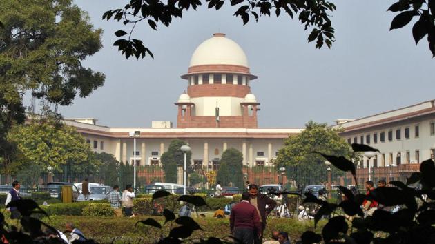A view of the Supreme Court building in New Delhi.(REUTERS)