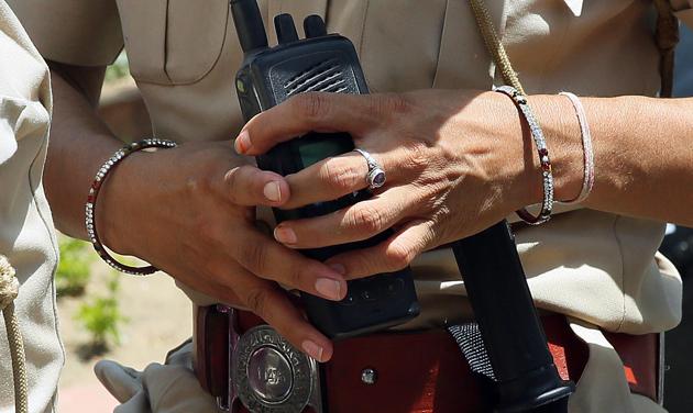 Udaipur was the first to launch an all-women patrolling wing in the state, which was flagged off by Chief Minister Vasundhara Raje in October last year. (Himanshu Vyas / HT Photo)