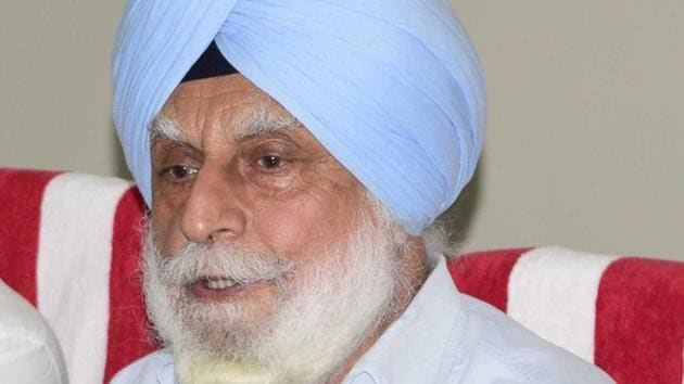 KCGC president Satyajit Majithia addressing the media in Amritsar on Monday, May 1.
