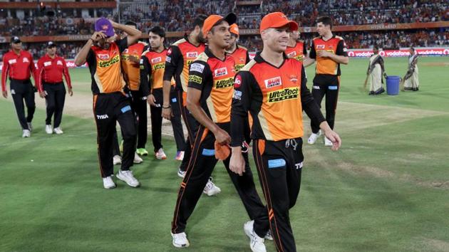 Sunrisers Hyderabad defeated Kolkata Knight Riders by 48 runs to consolidate their fourth spot. (BCCI) 