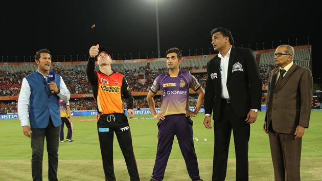 Kolkata Knight Riders won the toss and chose to bowl against Sunrisers Hyderabad (BCCI) 
