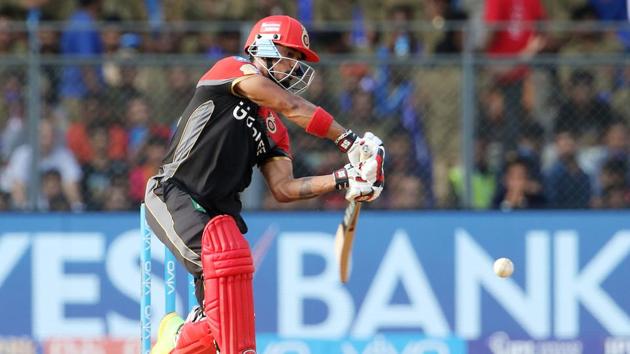 Pawan Negi then put on a quickfire 54-run stand with Kedar Jadhav as Royal Challengers Bangalore managed 162/8 in their allotted 20 overs. (BCCI ) Pawan Negi then put on a quickfire 54-run stand with Kedar Jadhav as Royal Challengers Bangalore managed 162/8 in their allotted 20 overs. (BCCI )