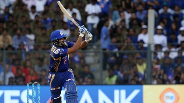 Rohit Sharma, who had averaged just 16.71 before this match, showed immense calmness as his unbeaten fifty helped Mumbai Indians get the better of Royal Challengers Bangalore with a ball to spare. (BCCI ) Rohit Sharma, who had averaged just 16.71 before this match, showed immense calmness as his unbeaten fifty helped Mumbai Indians get the better of Royal Challengers Bangalore with a ball to spare. (BCCI )