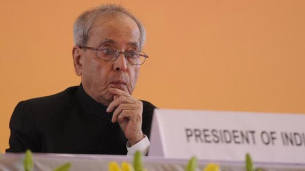 President Pranab Mukherjee’s term ends in July this year.(HT Photo)