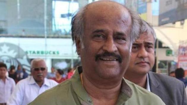 Rajinikanth is currently busy with his film 2.o, directed by Shankar.(Viral Bhayani)