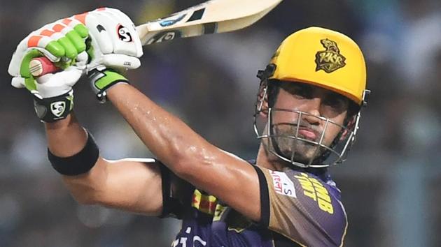 Kolkata Knight Riders captain Gautam Gambhir has led his team from the front in IPL 2017.(AFP)