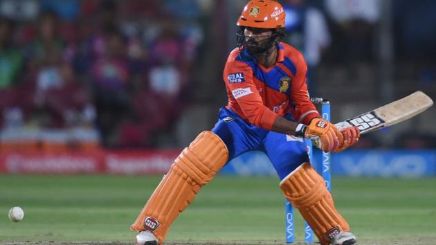 Gujarat Lions cricketer Dinesh Karthik plays a shot. (AFP) Gujarat Lions cricketer Dinesh Karthik plays a shot. (AFP)