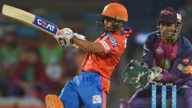 Gujarat Lions cricketer Ishan Kishan (L) hits a shot against Rising Pune Supergiant. (AFP) Gujarat Lions cricketer Ishan Kishan (L) hits a shot against Rising Pune Supergiant. (AFP)