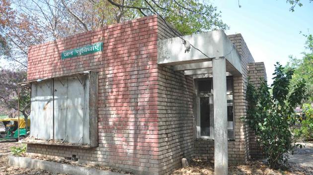 A public toilet in Sector 17, Chandigarh(HT File Photo) A public toilet in Sector 17, Chandigarh(HT File Photo)