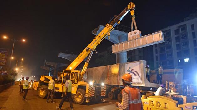 Once on track, the service will majorly cut down travel time in the suburbs and bring down the load on roads and the local trains. (Pratham Gokhale/HT Photo)