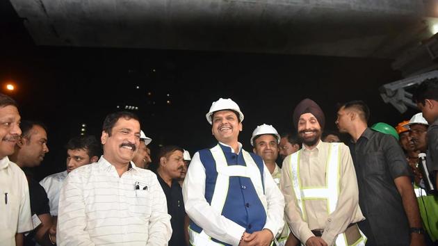 CM Devendra Fadnavis at the launch. (Pratham Gokhale/HT Photo)