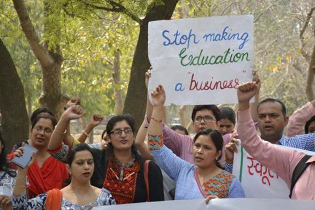 Former district magistrate, Nidhi Kesarwani, had formed a committee headed by additional district magistrate (finance), district inspector of schools and the basic education officer after complaints by parents and their associations. (Sakib Ali/File) Former district magistrate, Nidhi Kesarwani, had formed a committee headed by additional district magistrate (finance), district inspector of schools and the basic education officer after complaints by parents and their associations. (Sakib Ali/File)
