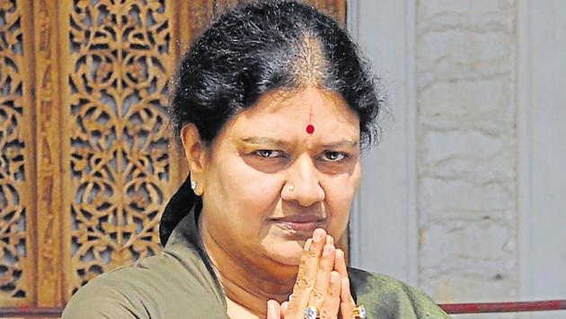 AIADMK leader VK Sasikala.(AFP File Photo) AIADMK leader VK Sasikala.(AFP File Photo)